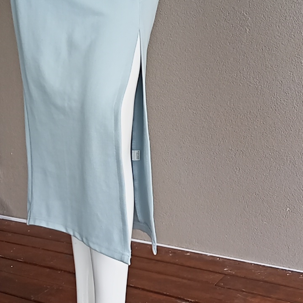Whyte Valentine light blue fitted dress size 12 - Picture 3 of 7
